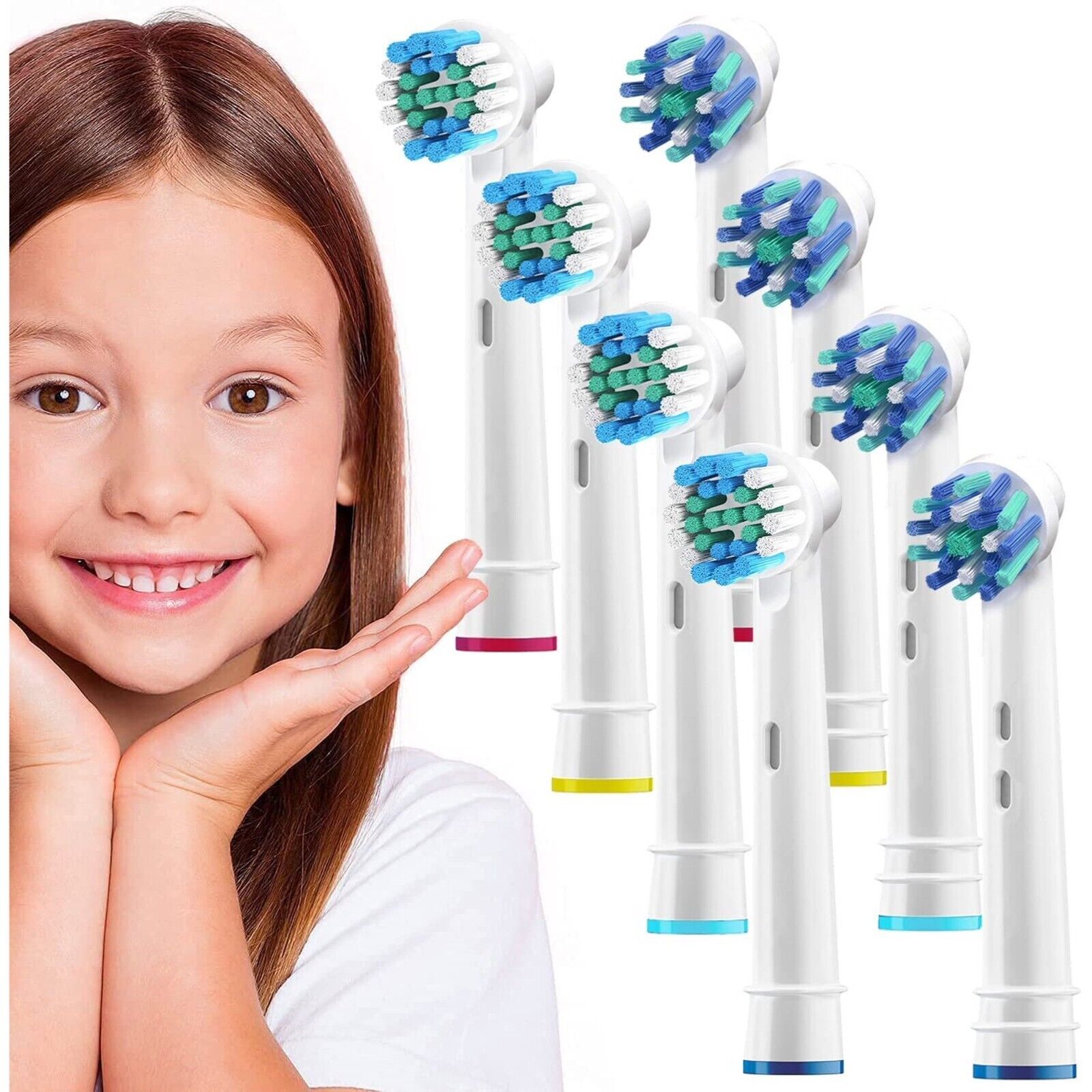 Electric Toothbrush Heads Compatible With Oral B Braun Replacement Brush Head - Esellertree