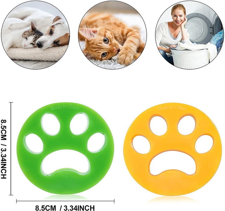 4 Pcs Reusable Hair Catcher Washing Machine Cat Dog Lint Fur