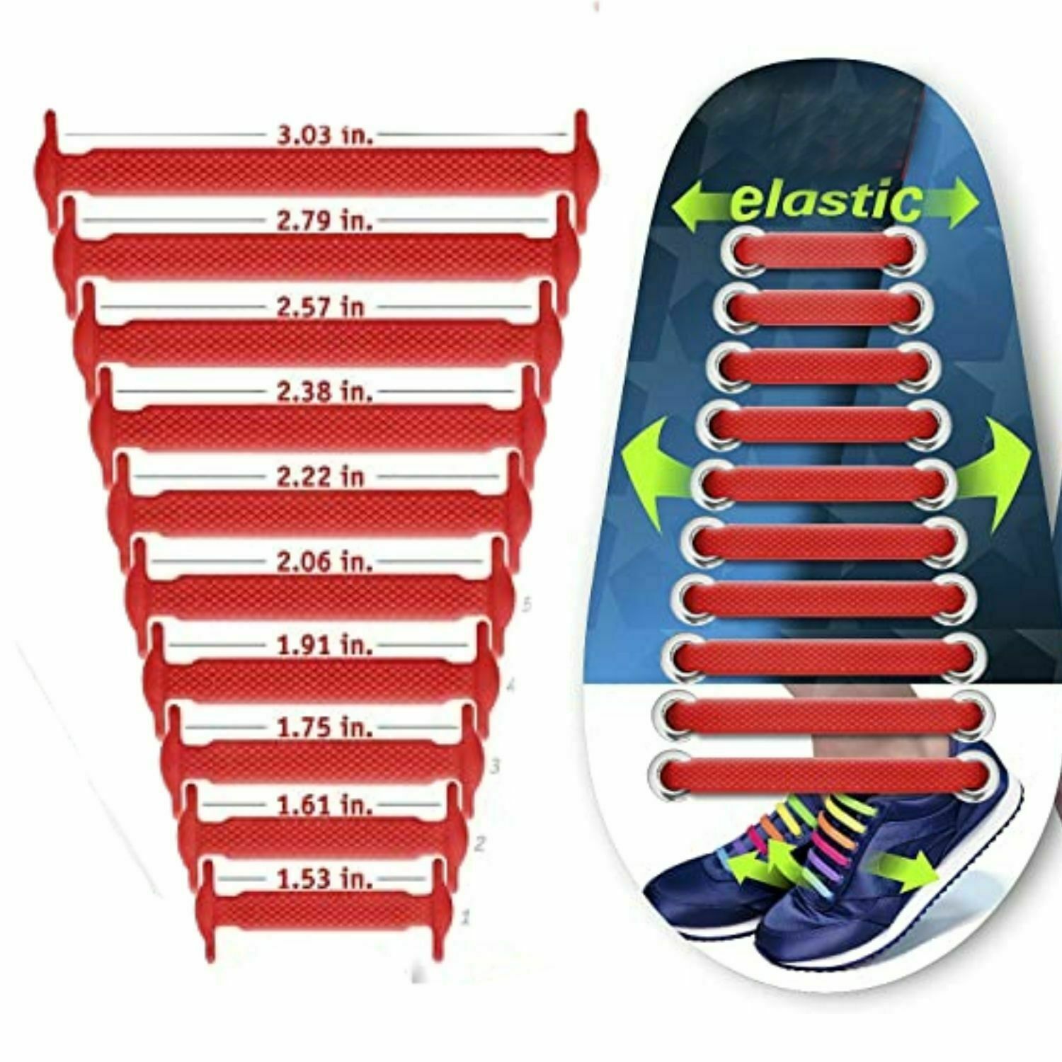 Elastic Shoe Laces No Tie Silicone - Esellertree