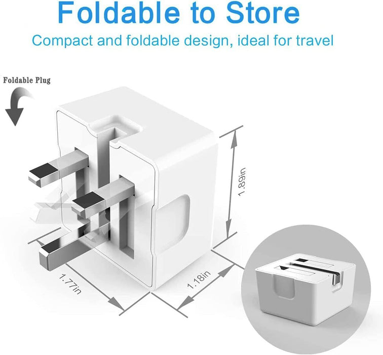 18W USB-C Power Adapter Plug for iPad Pro iPhone 11 Pro Max Charger Head UK - Esellertree