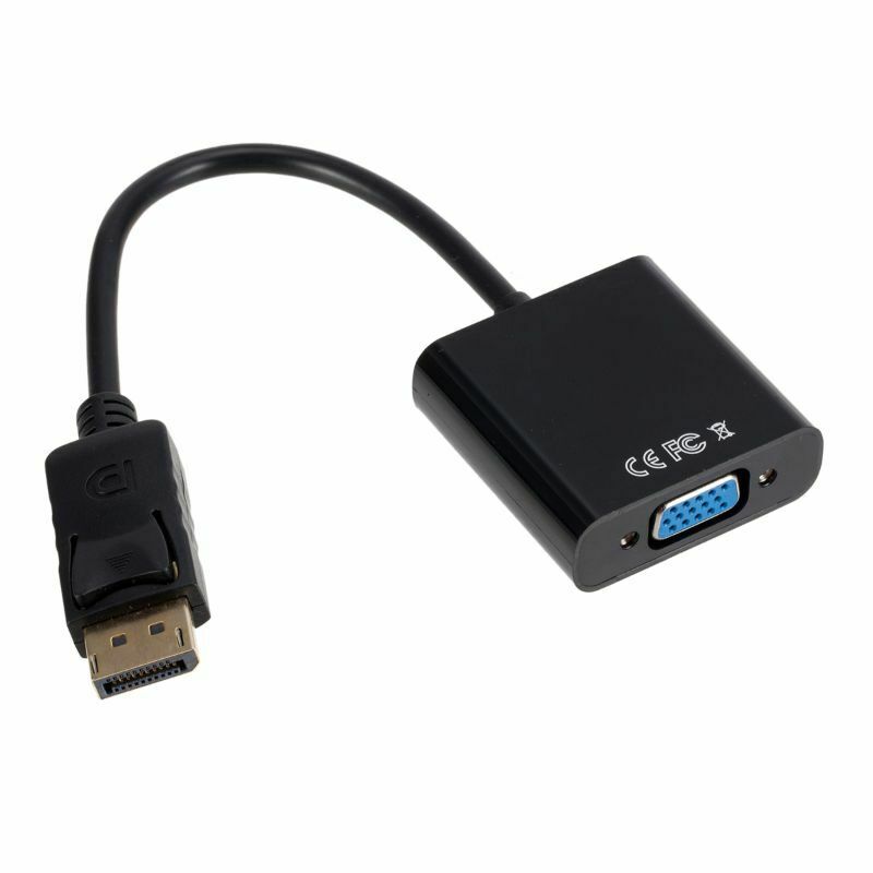 HD Display Port DP Male to VGA Female Adapter Converter Cable Lead DisplayPort - Esellertree