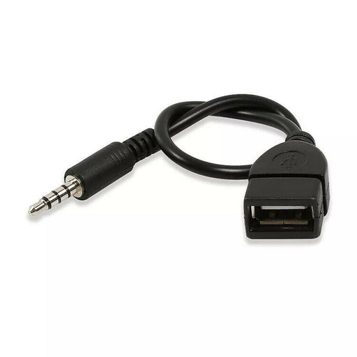 3.5mm AUX Audio Jack Plug Male to USB 2.0 Female OTG Converter Lead Adapter Car - Esellertree