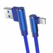 90 Degree Fast Charging Cable For IPhone IPad mini Charger Data Sync USB Lead UK - Esellertree