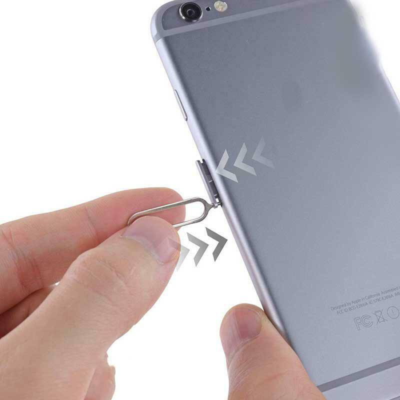 100 Pcs Sim Card Tray Remover Eject Ejector Pin Key Tool For Mobile Phones - Esellertree