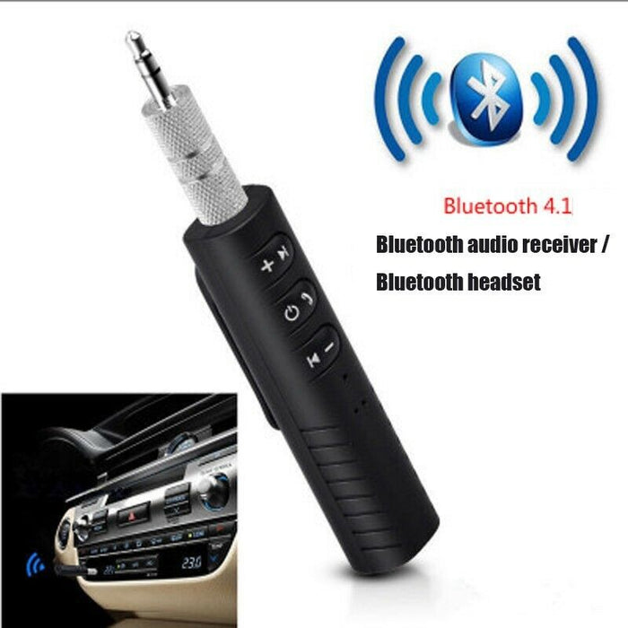 Wireless Bluetooth 4.2 Receiver 3.5mm AUX Audio Adapter Home Car Handfree Mike - Esellertree