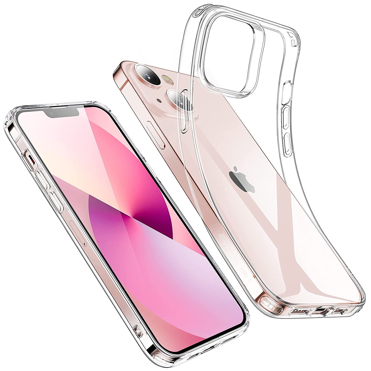 CLEAR CASE For iPhone 12 Mini Pro Max  8 7 Shockproof Gel Silicone Cover - Esellertree