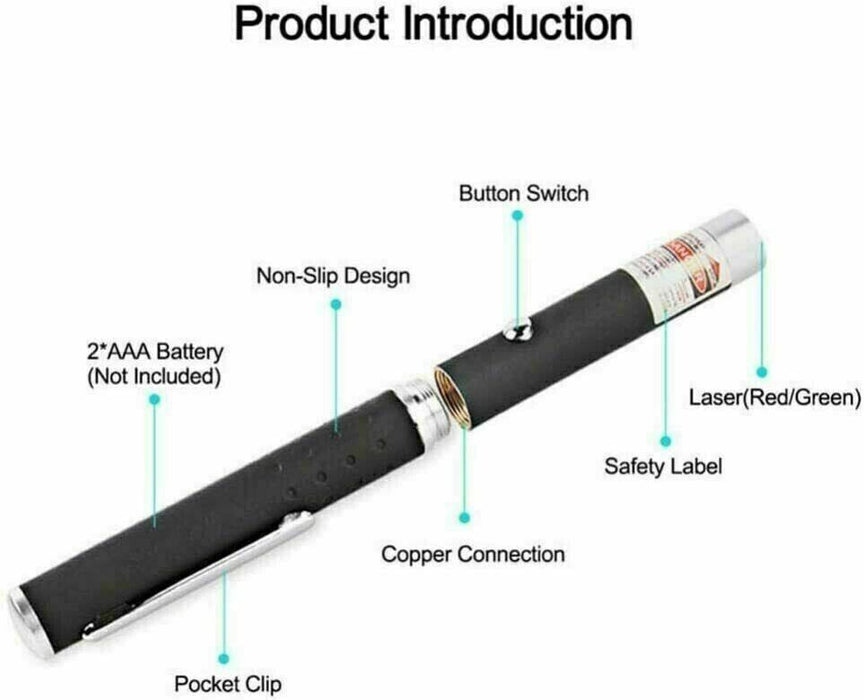 Purple Beam Laser Pointer Pen 50Miles - Esellertree