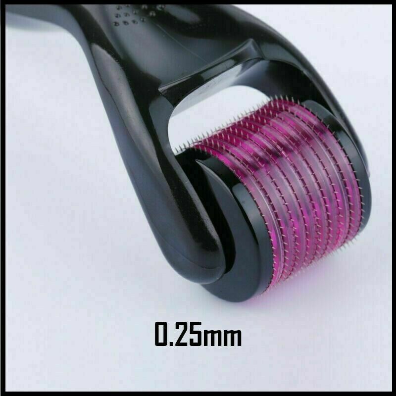 DERMA ROLLER 540 Titanium Micro Needle Facial Skin Roller Cellulite Hair Growth - Esellertree