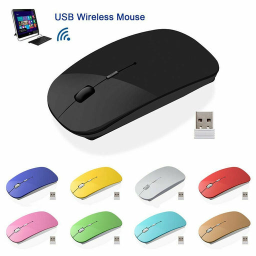 2.4 GHz Wireless Cordless Mouse Mice Optical Scroll For PC Laptop Computer + USB - Esellertree