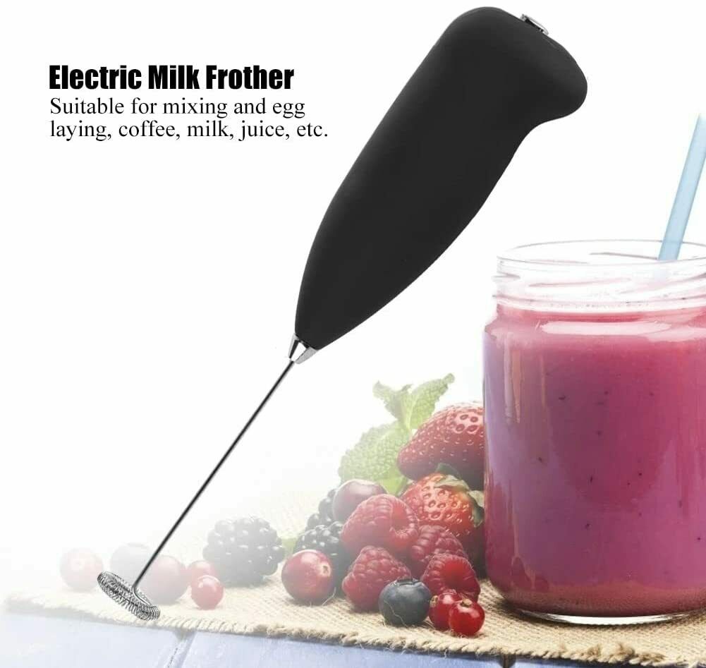 Milk Frother Mixer Whisk Electric Egg Beater Coffee Stirrer Foamer Mini Kitchen - Esellertree