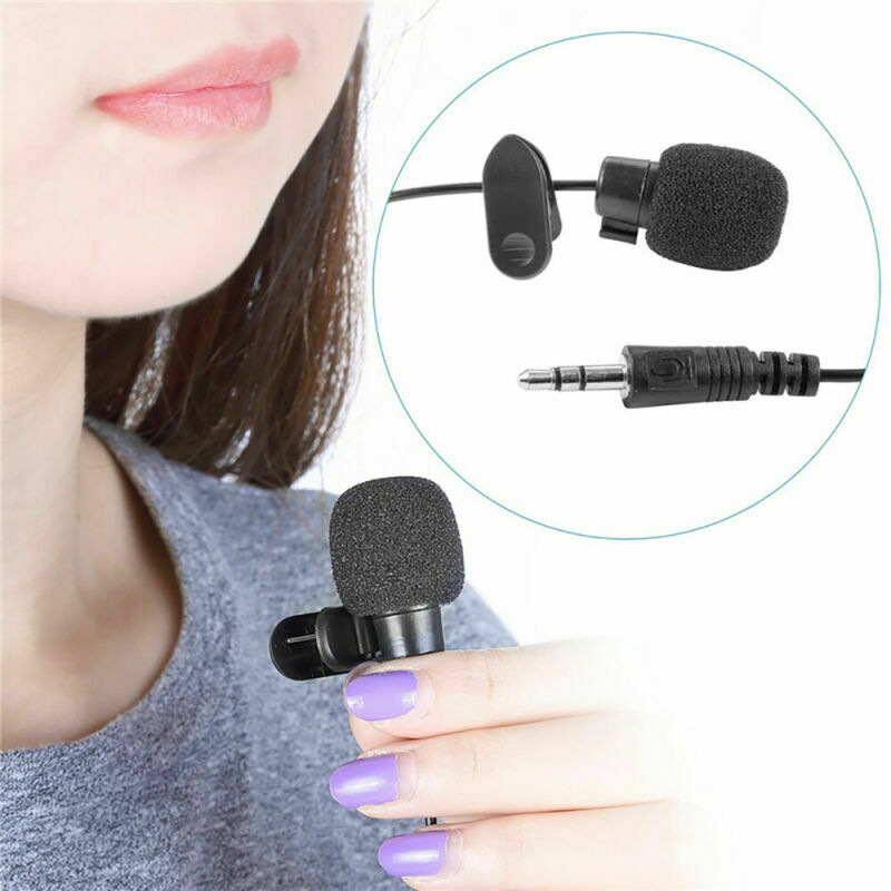 Mobile Mic For Microphone Phone Mini 3.5mm Lapel Lavalier Clip-on Recording UK - Esellertree